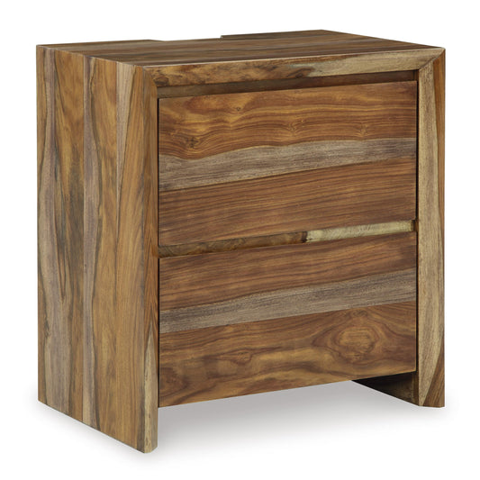 Signature Design by Ashley Dressonni B790-92 Two Drawer Night Stand IMAGE 1