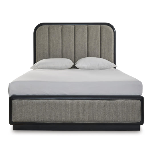 Signature Design by Ashley Rowanbeck Queen Upholstered Panel Bed B821-57/B821-54 IMAGE 2