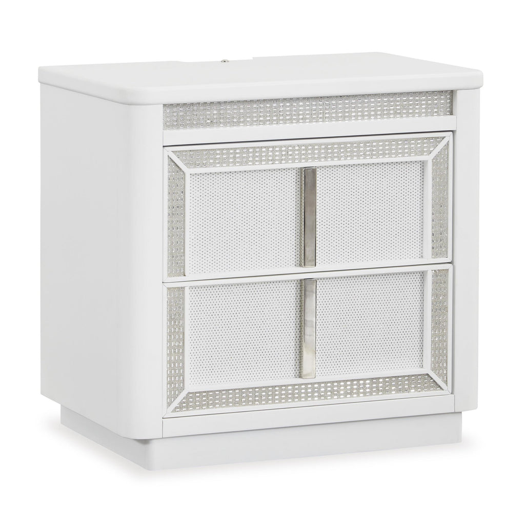 Signature Design by Ashley Chalanna B822-92 Two Drawer Night Stand IMAGE 1