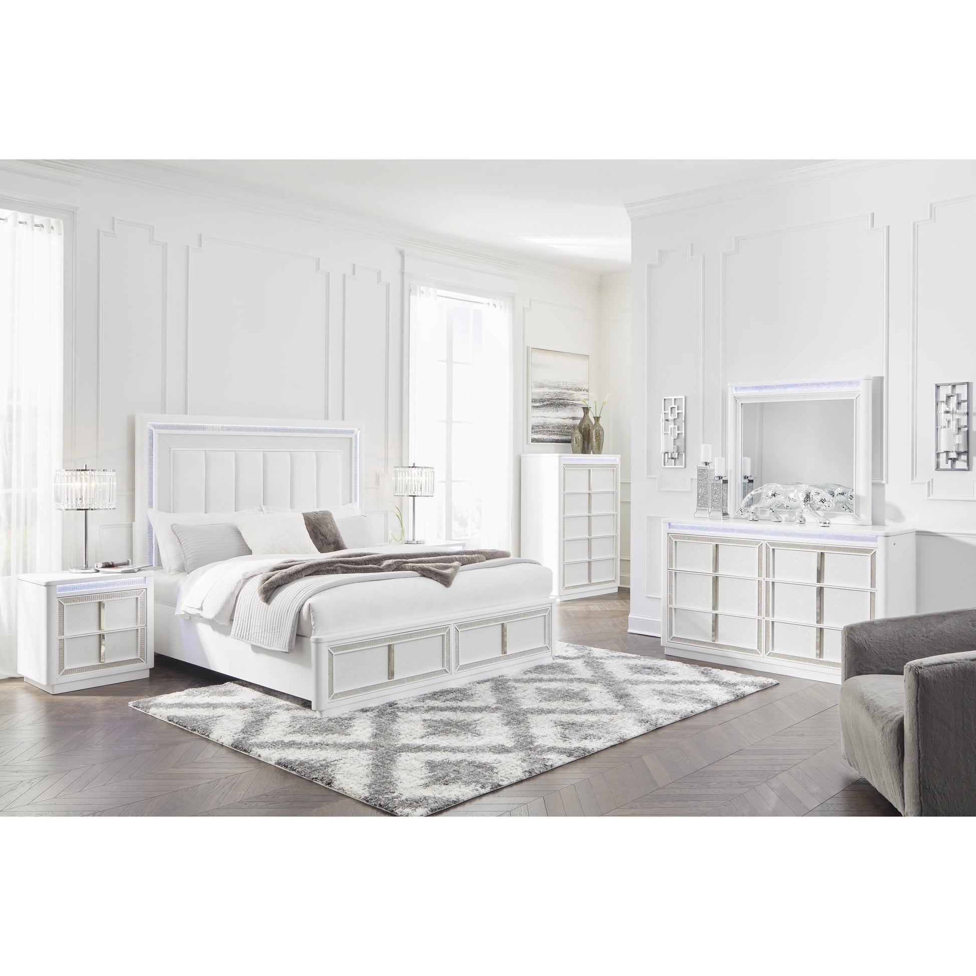  Signature Design by Ashley Chalanna B822B1 Dresser and Mirror IMAGE 5