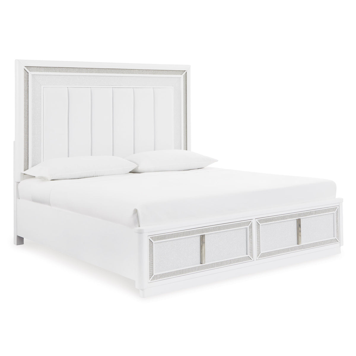  Signature Design by Ashley Chalanna B822B2 Queen Upholstered Storage Bed IMAGE 1