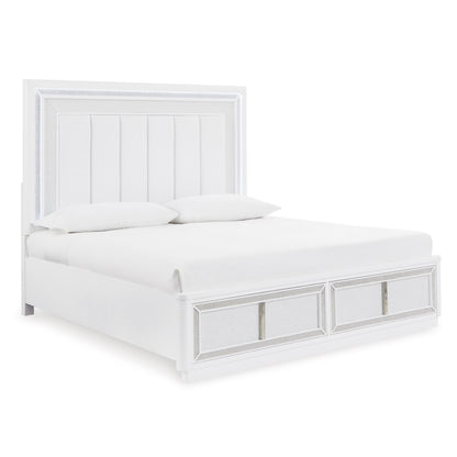 Signature Design by Ashley Chalanna B822B2 Queen Upholstered Storage Bed IMAGE 2
