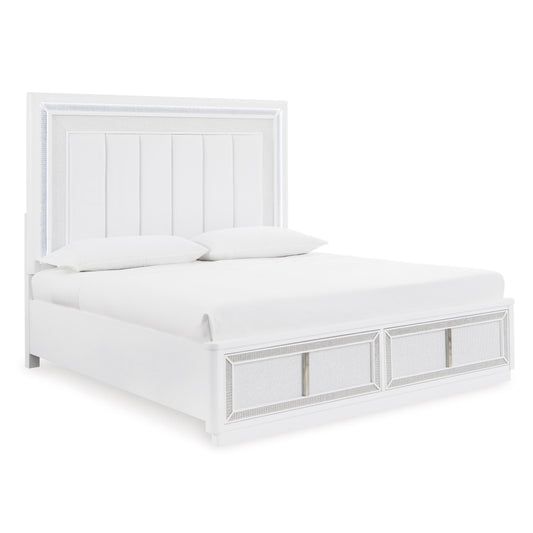  Signature Design by Ashley Chalanna B822B2 Queen Upholstered Storage Bed IMAGE 2