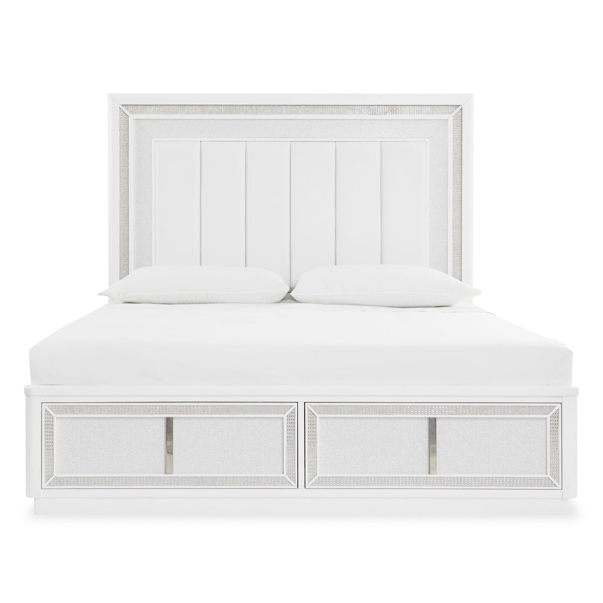  Signature Design by Ashley Chalanna B822B2 Queen Upholstered Storage Bed IMAGE 3
