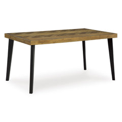 Signature Design by Ashley Blondon D413-425 Rectangular Dining Room Table Set IMAGE 2