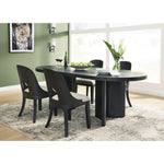 Signature Design by Ashley Rowanbeck D821-25 Oval Dining Room Table IMAGE 11