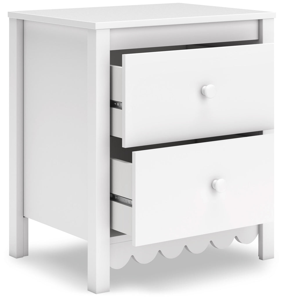 Signature Design by Ashley Hallityn EB1810-292 Two Drawer Night Stand IMAGE 1