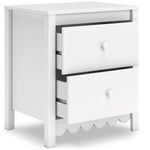 Signature Design by Ashley Hallityn EB1810-292 Two Drawer Night Stand IMAGE 1
