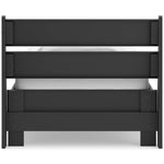  Signature Design by Ashley Socalle EB1865B1 Twin Panel Platform Bed IMAGE 4