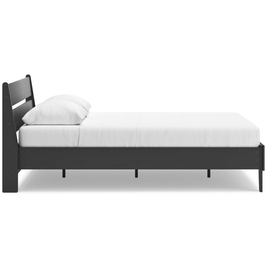  Signature Design by Ashley Socalle EB1865B3 Queen Panel Platform Bed IMAGE 2