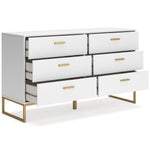Signature Design by Ashley Socalle EB1867-231 Six Drawer Dresser IMAGE 2