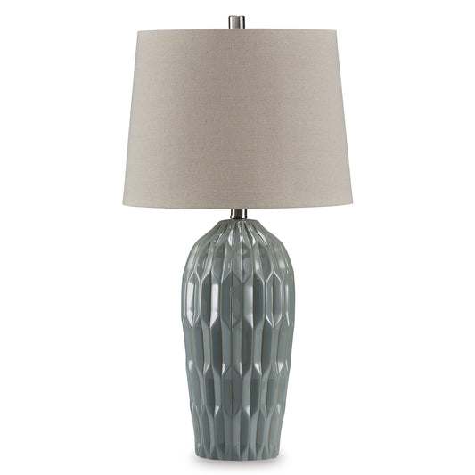 Signature Design by Ashley Hadbury L178034 Ceramic Table Lamp IMAGE 1