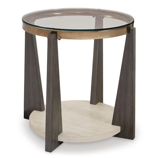 Signature Design by Ashley Frazwa T432-6 Round End Table IMAGE 1