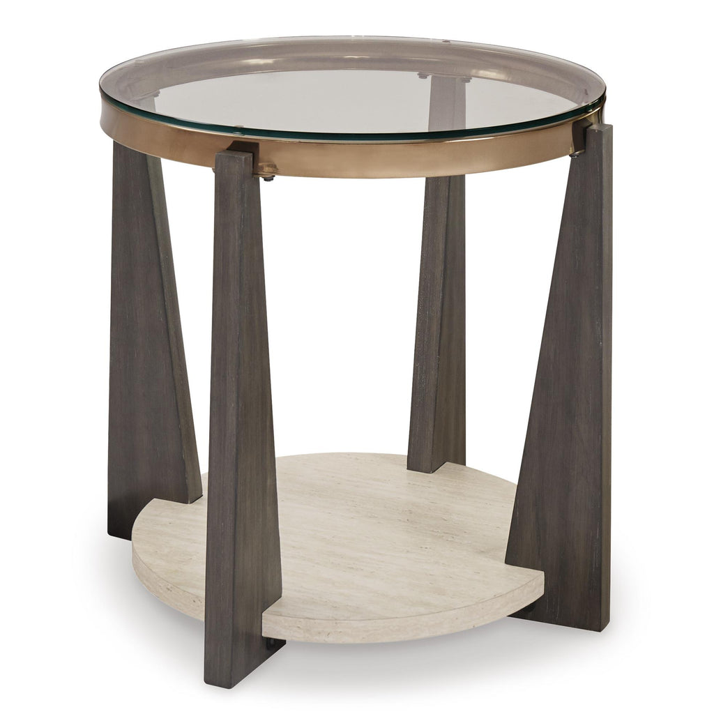 Signature Design by Ashley Frazwa T432-6 Round End Table IMAGE 1