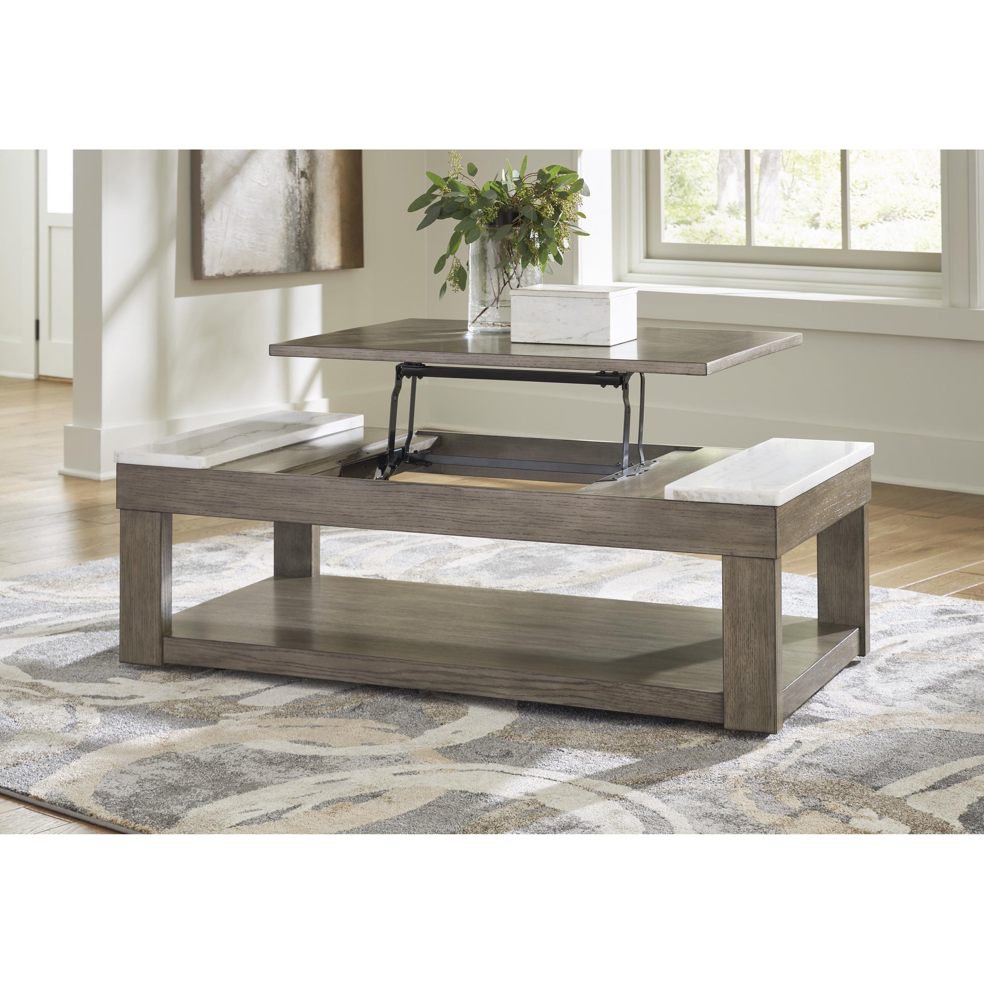 Signature Design by Ashley Loyaska T854-9 Lift Top Cocktail Table IMAGE 6