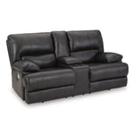 Signature Design by Ashley Mountainous U6580118 Power Reclining Loveseat with Console and Adjustable Headrest IMAGE 1