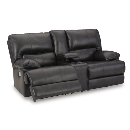 Signature Design by Ashley Mountainous U6580118 Power Reclining Loveseat with Console and Adjustable Headrest IMAGE 2