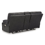 Signature Design by Ashley Mountainous U6580118 Power Reclining Loveseat with Console and Adjustable Headrest IMAGE 5