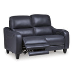 Signature Design by Ashley Mercomatic U7531114 Power Reclining Loveseat with Adjustable Headrest IMAGE 2