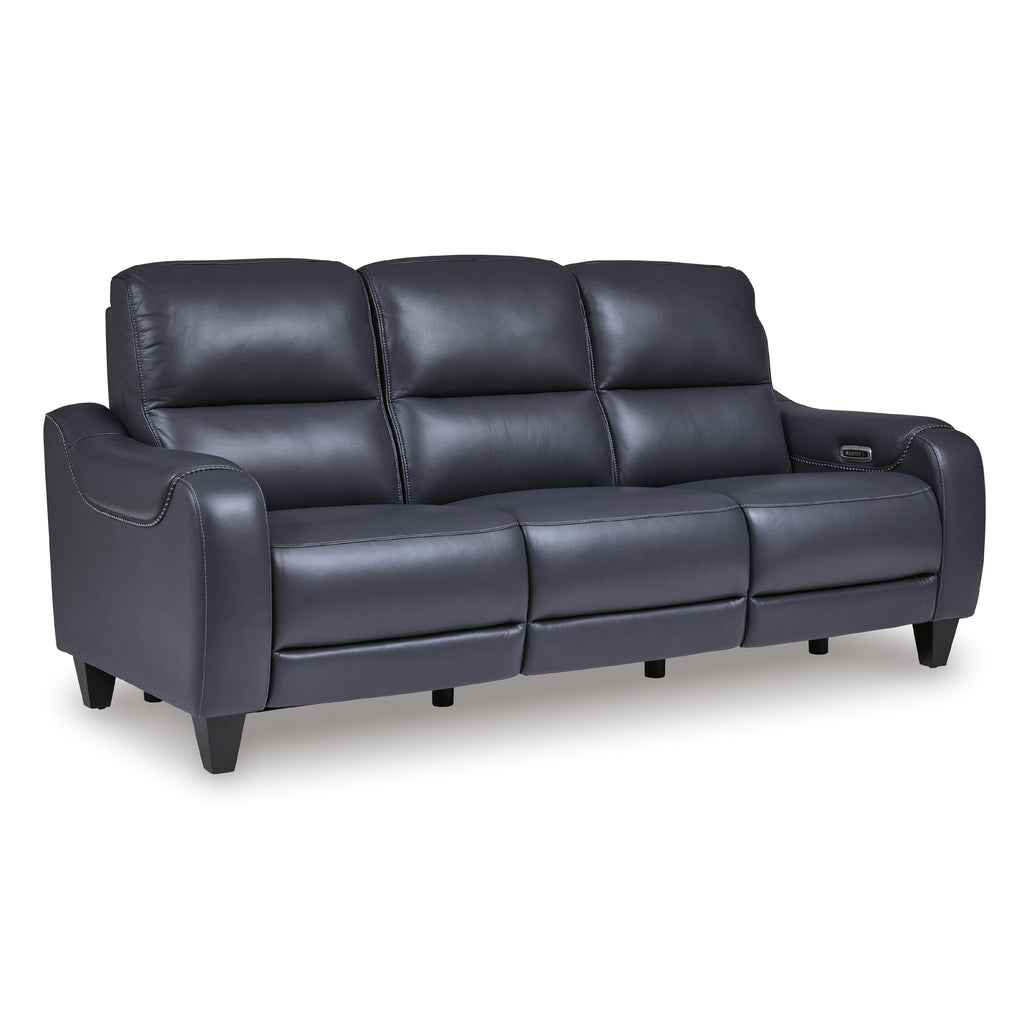 Signature Design by Ashley Mercomatic U7531115 Power Reclining Sofa with Adjustable Headrest IMAGE 1