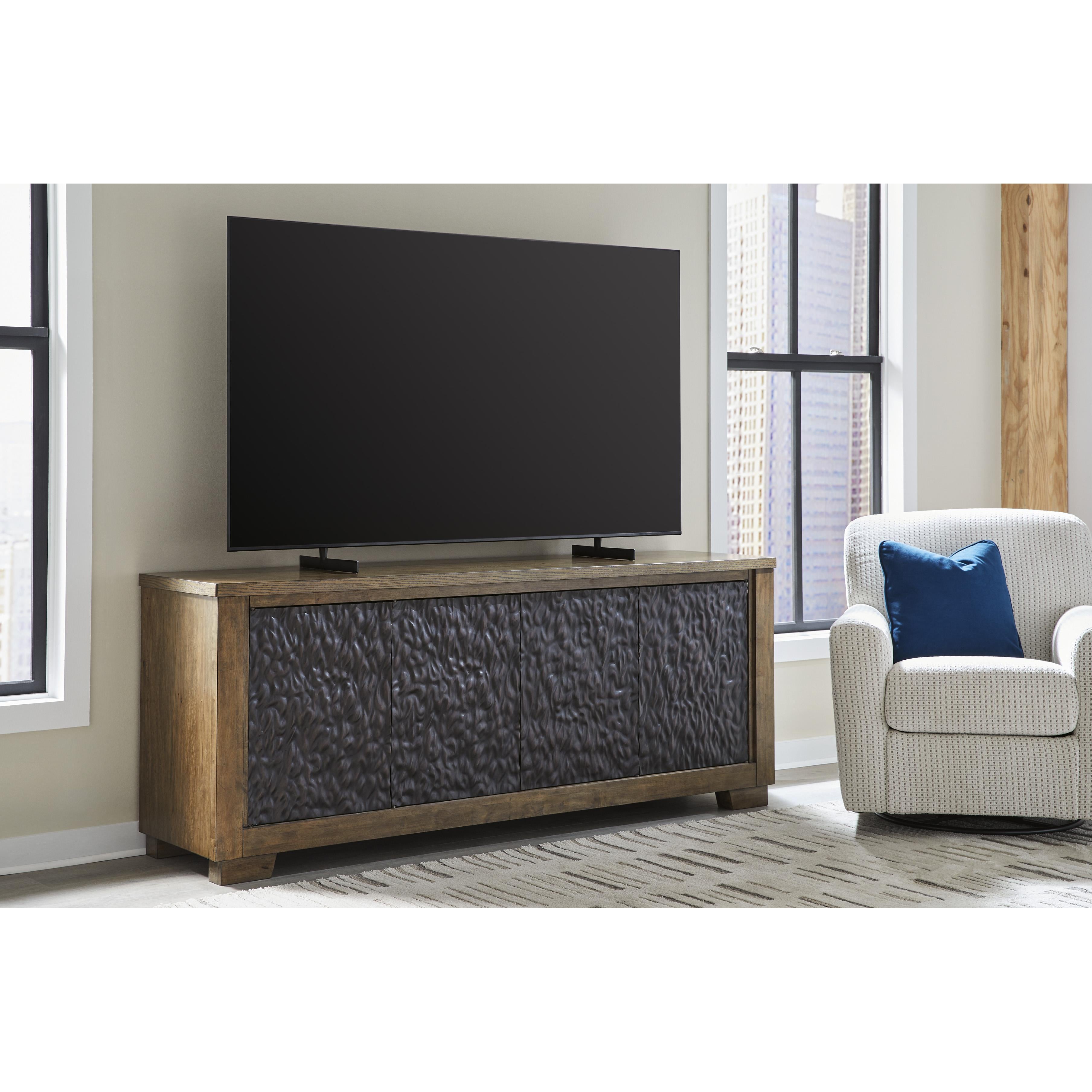 Signature Design by Ashley Rosswain W763-68 Extra Large TV Stand