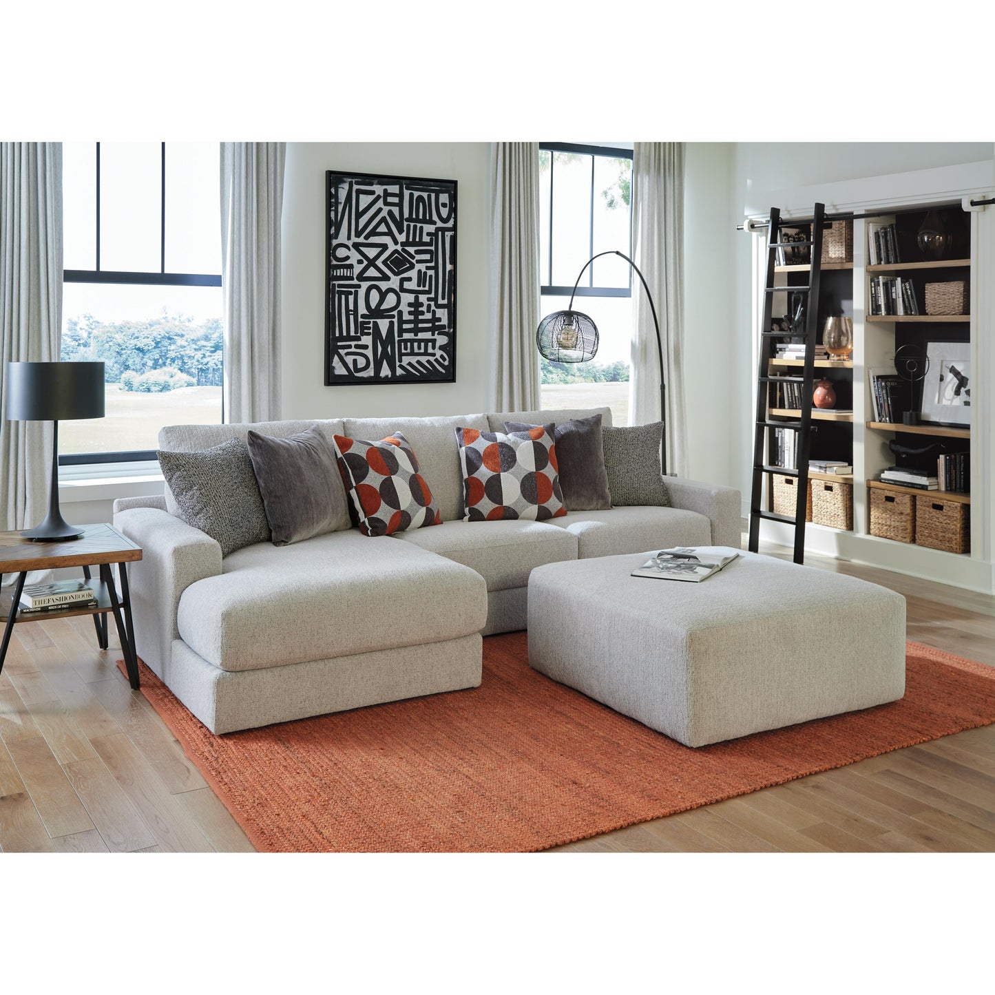  Jackson Furniture Arlo 4045 2 pc Sectional - Oyster IMAGE 1