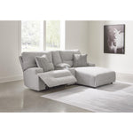  Signature Design by Ashley Acklen Place 93605S4 3 pc Power Reclining Sectional Sofa with Chaise IMAGE 4
