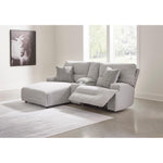  Signature Design by Ashley Acklen Place 93605S5 3 pc Power Reclining Sectional Sofa with Chaise IMAGE 3