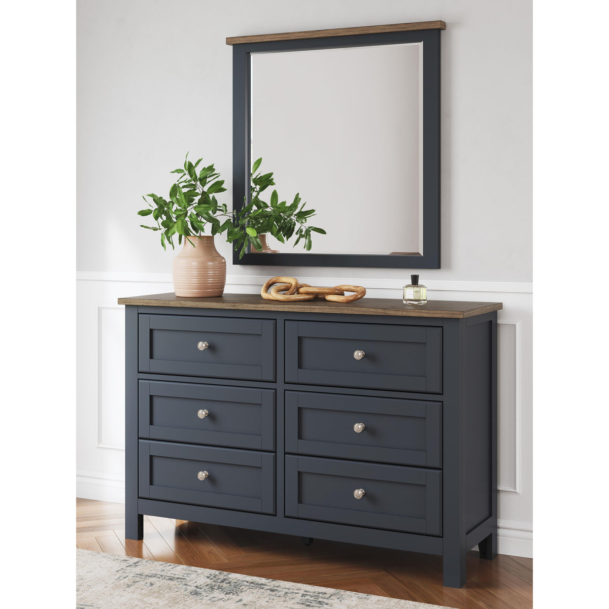  Signature Design by Ashley Landocken B414B1 Dresser and Mirror IMAGE 6