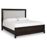 Signature Design by Ashley Neymorton Queen Upholstered Panel Bed B618-57/B618-54/B618-97 IMAGE 2