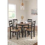 Signature Design by Ashley Round Gesthaven Dining Table D396-15 IMAGE 7