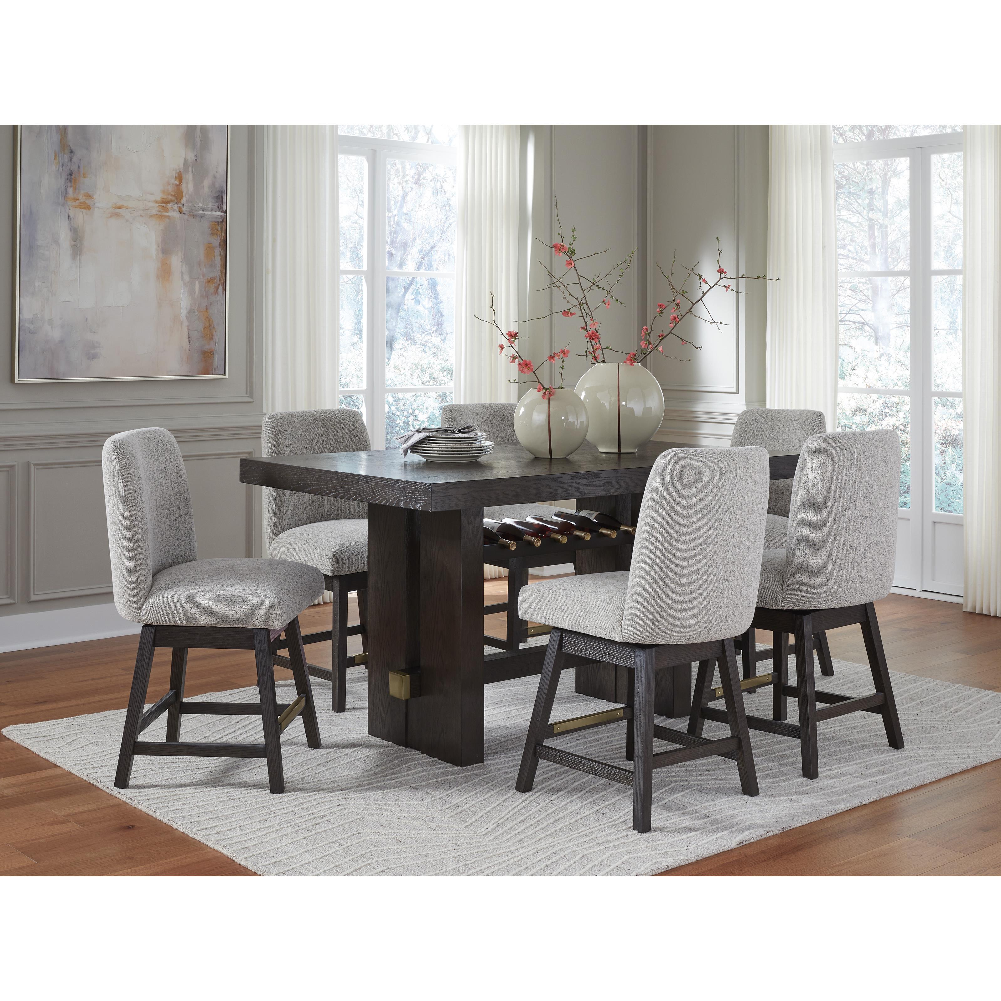 Signature Design by Ashley Burkhaus D984-124 Upholstered Swivel