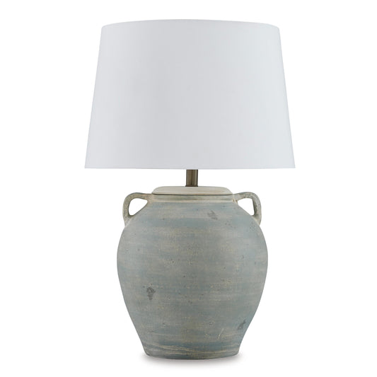 Signature Design by Ashley Shawburg L100814 Terracotta Table Lamp IMAGE 1