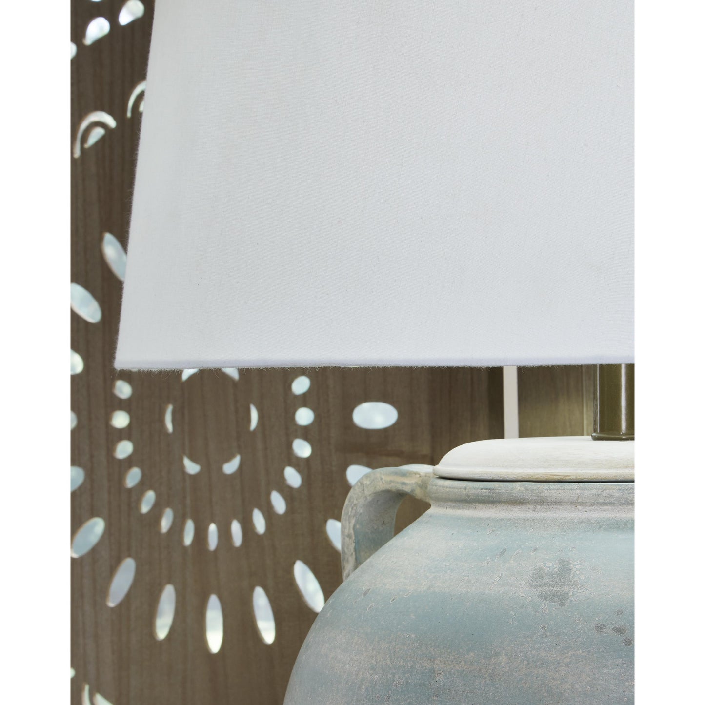 Signature Design by Ashley Shawburg L100814 Terracotta Table Lamp IMAGE 3