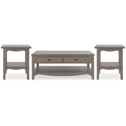 Signature Design by Ashley Charina T784T1 Coffee Table and 2 End Tables IMAGE 1
