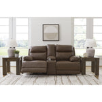 Signature Design by Ashley VonRyan U1040018 Power Reclining Loveseat with Console and Adjustable Headrest IMAGE 4