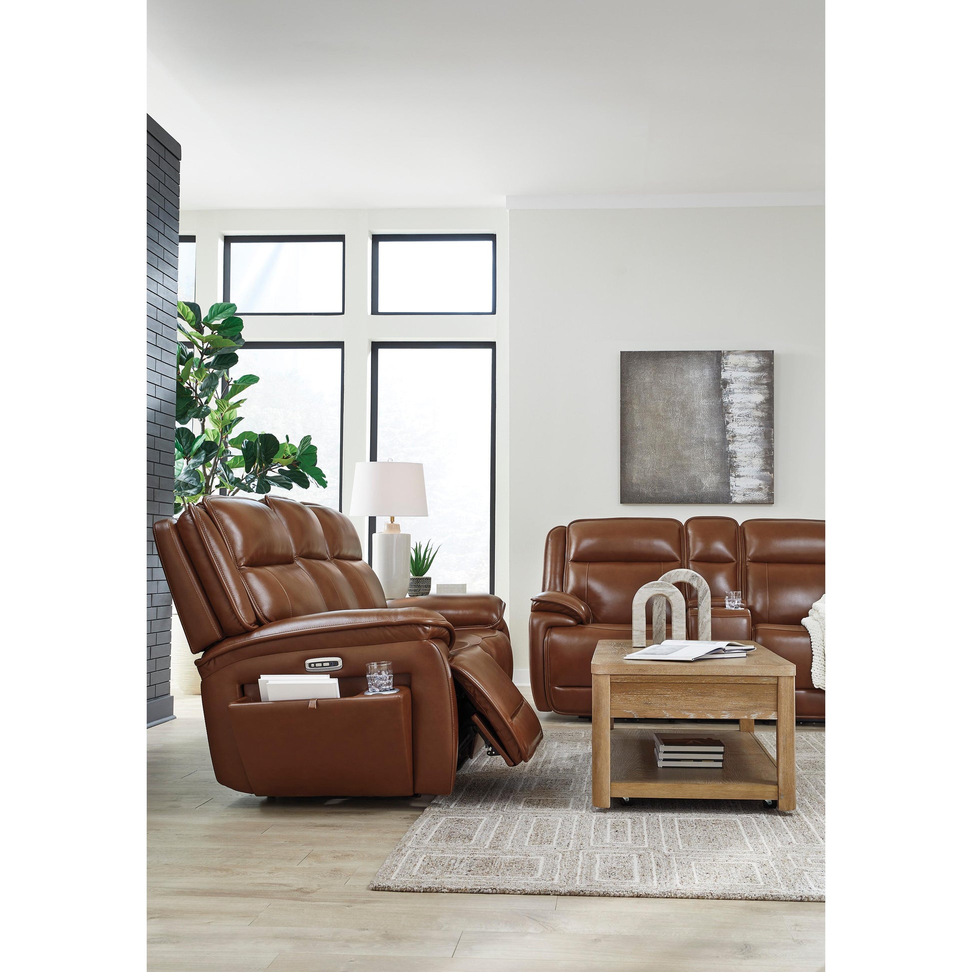 Signature Design by Ashley Healy Pier U1120418 Power Reclining Loveseat with Console and Adjustable Headrest IMAGE 10