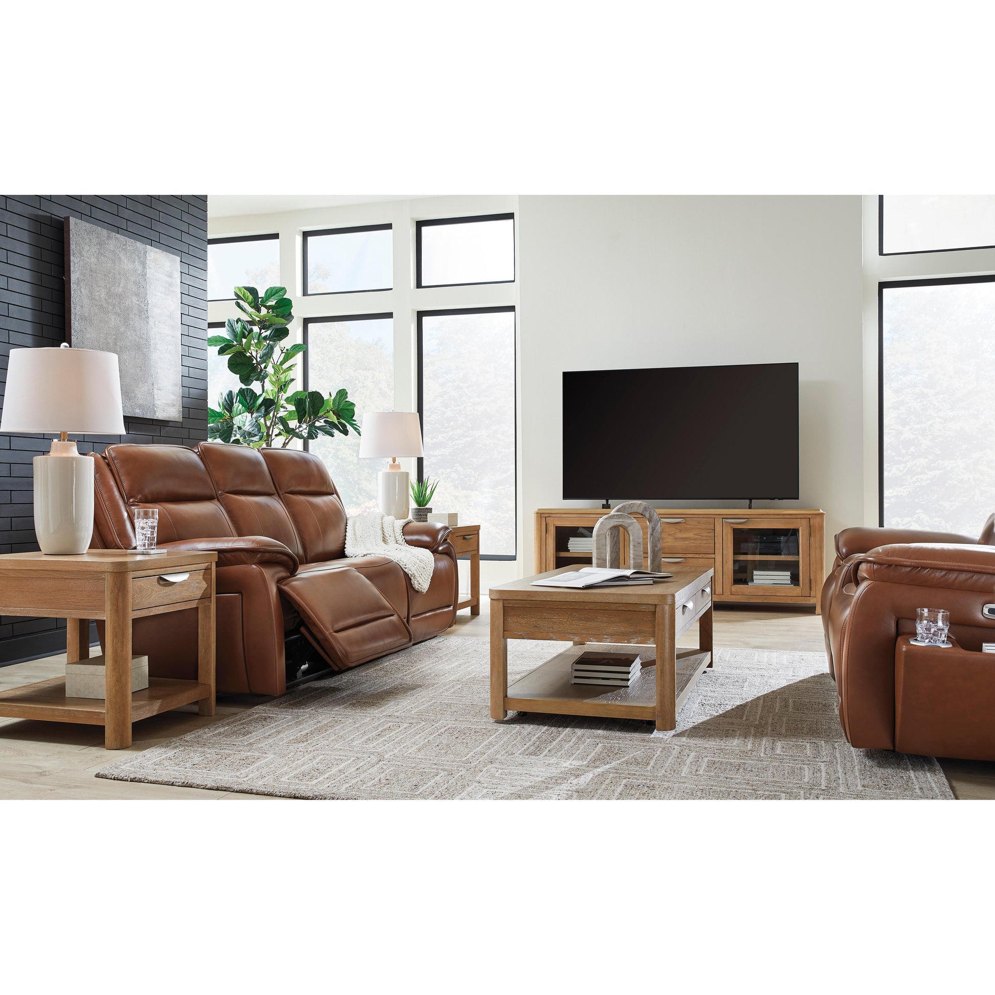 Signature Design by Ashley Healy Pier U1120418 Power Reclining Loveseat with Console and Adjustable Headrest IMAGE 11