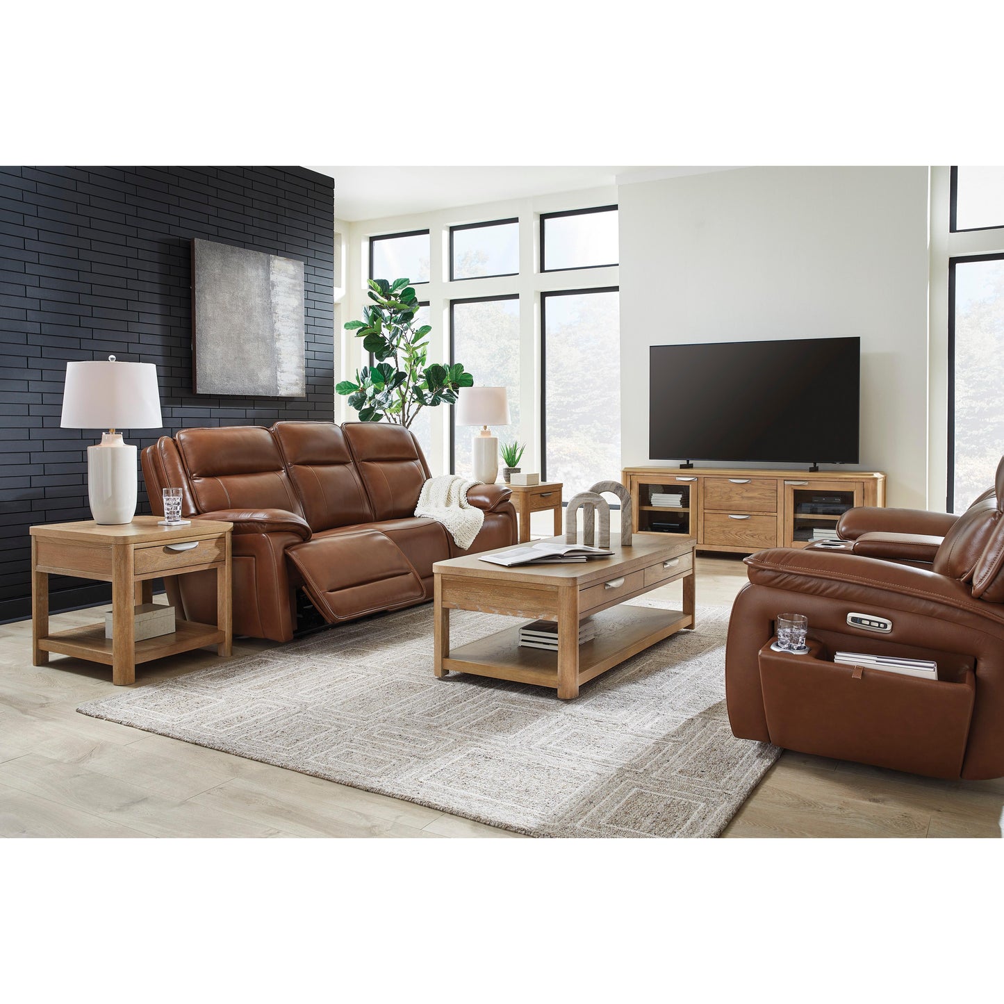 Signature Design by Ashley Healy Pier U1120418 Power Reclining Loveseat with Console and Adjustable Headrest IMAGE 13