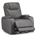 Signature Design by Ashley Schooner Rocks 1610213 Power Recliner with Adjustable Headrest IMAGE 2