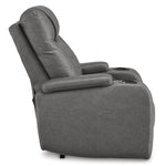 Signature Design by Ashley Schooner Rocks 1610213 Power Recliner with Adjustable Headrest IMAGE 4