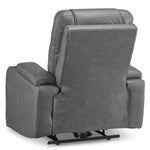 Signature Design by Ashley Schooner Rocks 1610213 Power Recliner with Adjustable Headrest IMAGE 5