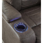 Signature Design by Ashley Schooner Rocks 1610413 Power Recliner with Adjustable Headrest IMAGE 12