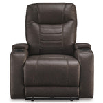 Signature Design by Ashley Schooner Rocks 1610413 Power Recliner with Adjustable Headrest IMAGE 3