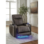 Signature Design by Ashley Schooner Rocks 1610413 Power Recliner with Adjustable Headrest IMAGE 8