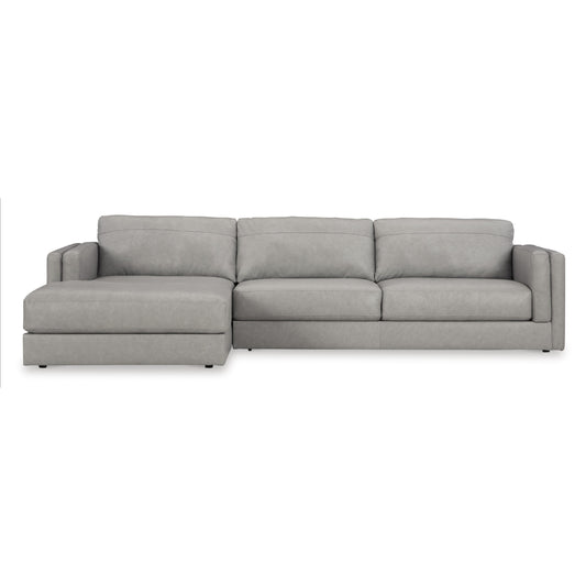  Signature Design by Ashley Amiata 57404S1 2 pc Sectional with Chaise IMAGE 2