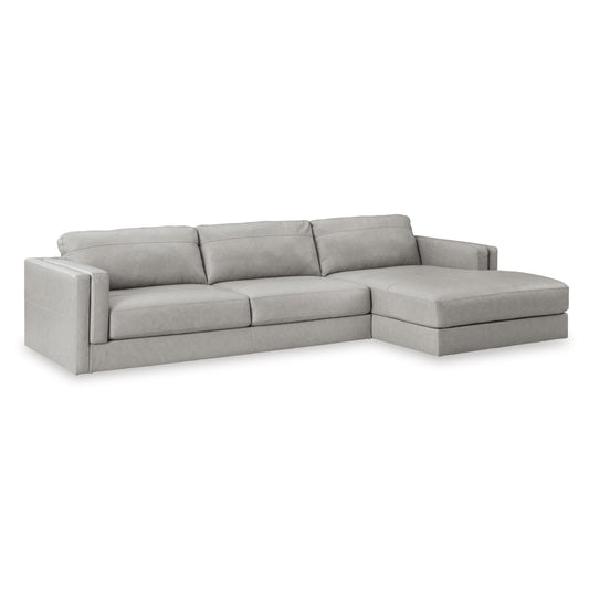  Signature Design by Ashley Amiata 57404S2 2 pc Sectional with Chaise IMAGE 1