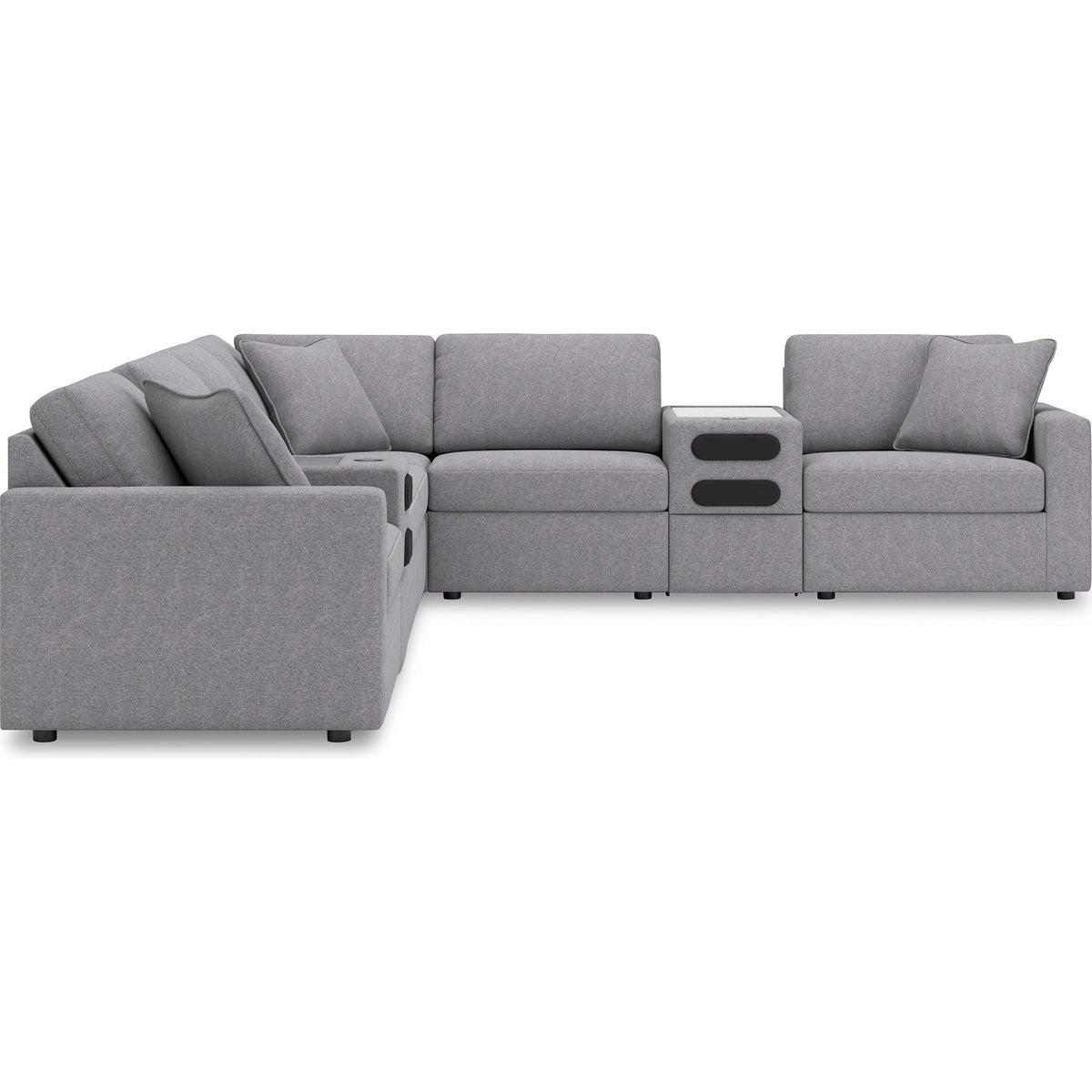  Signature Design by Ashley Modmax 92104S16 8 pc Sectional with Audio System IMAGE 3