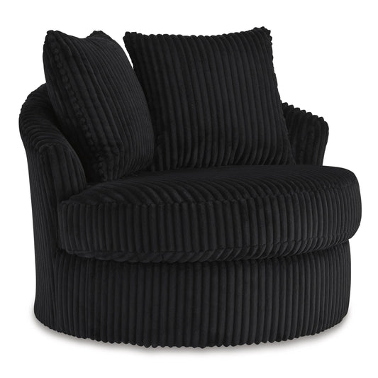 Signature Design by Ashley Gramwell A3000725 Oversized Swivel Accent Chair IMAGE 1