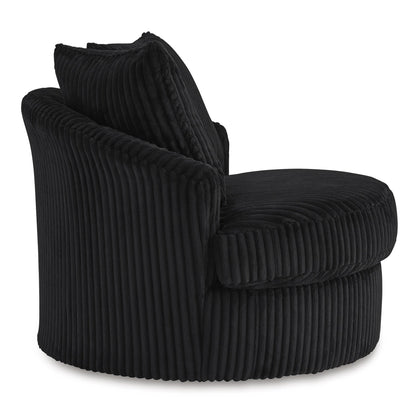 Signature Design by Ashley Gramwell A3000725 Oversized Swivel Accent Chair IMAGE 3